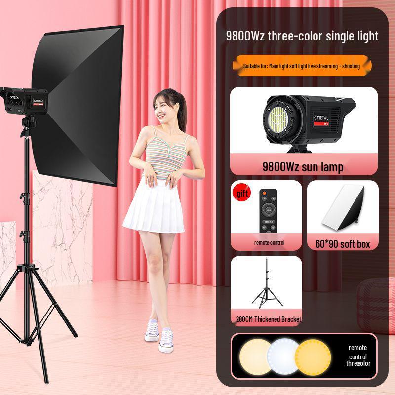 Ultra-Bright Spherical Fill Light for Live Streaming and Photography