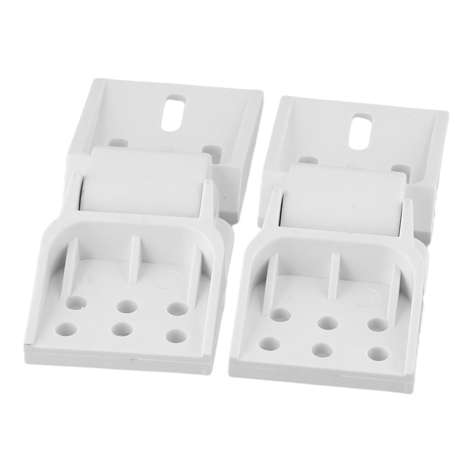 

=2Pcs=Folding Duck-mouth Buckle Hook Chest Freezer Plastic Hinge Freezer Refrigerator Door Six Hole Clip Door Hinge Accessories China Mainland