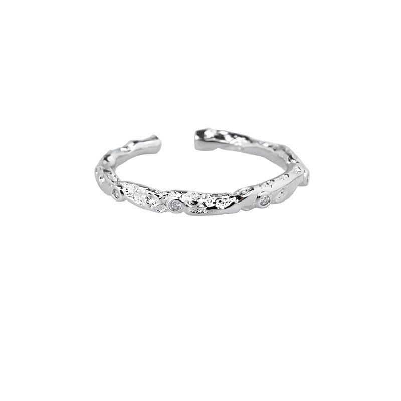 

Irregular Modern Copper Ring For Women Adjustable Size Trendy Chic Accessory For Any Outfit J3796