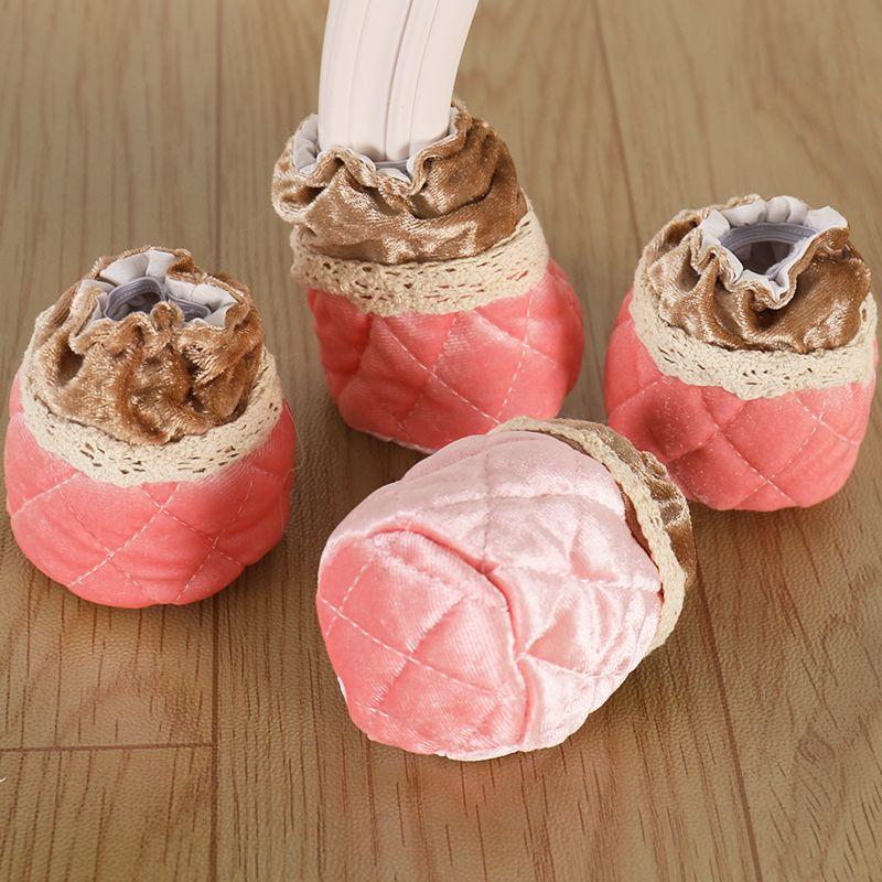 

Коврики для ножек стола и стула Утолщенные ножки стола Настольные коврики Тихий и износостойкий Тканевый Войлочный Мебельный коврик Стопор для ножек стула Защита ножек табурета Small size Deep Powder -4 Pack