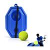 Tennis Training Base with Ball and Elastic Cord Durable Square-Shaped Design for Solo Practice and Skill Improvement