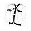 Adult Leather-Alternative Female Restraint Set: Handcuffs & Erotic Choker for Couples
