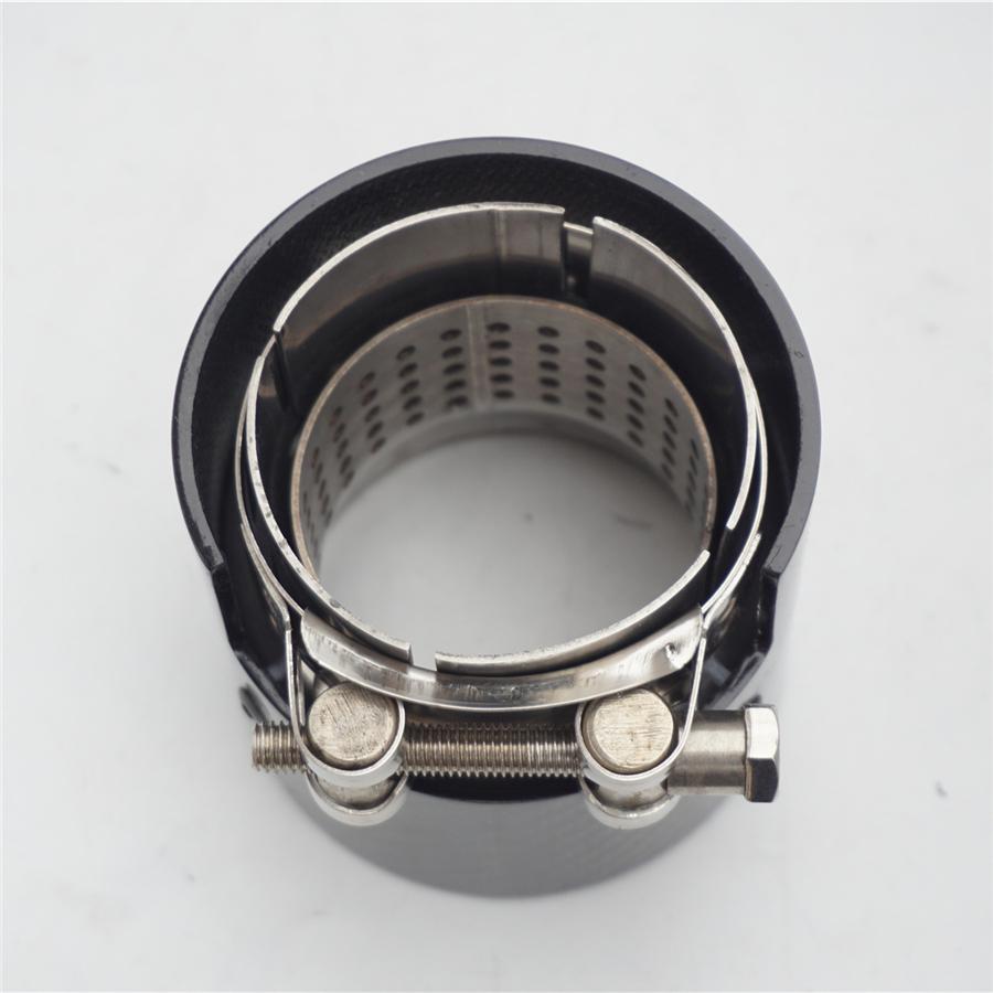 Brand New Car Carbon Fiber Exhaust End Tail Tips 71mm In