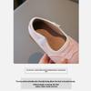 New Spring and Summer Children's Shallow Mouth Casual Korean Style Girls Soft Bottom Leather Shoes