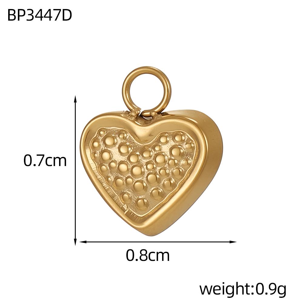 CARLIDANA Fruit Gold Plated Pineapple Avocado Strawberry Grape Pendant Stainless Steel Charms Accessories DIY Jewelry for Women