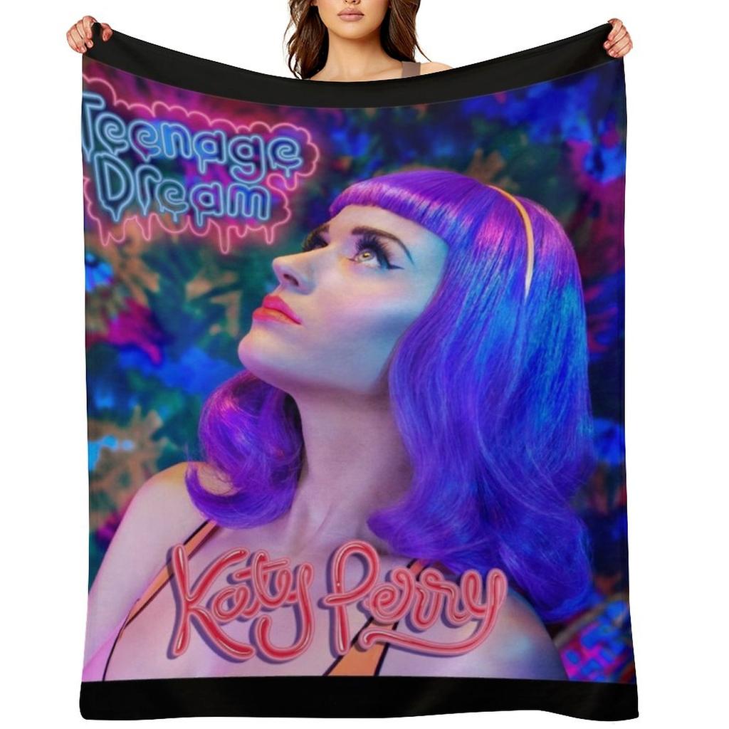 Katy Perry teenage dream 2 Throw Blanket Large For Baby christmas gifts Bed linens Blankets