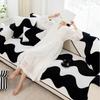 Thicken Chenille Sofa Cover Black and White Style Sofa Towel Covers Non-slip Couch Universal Sofa Mat for Living Room Home