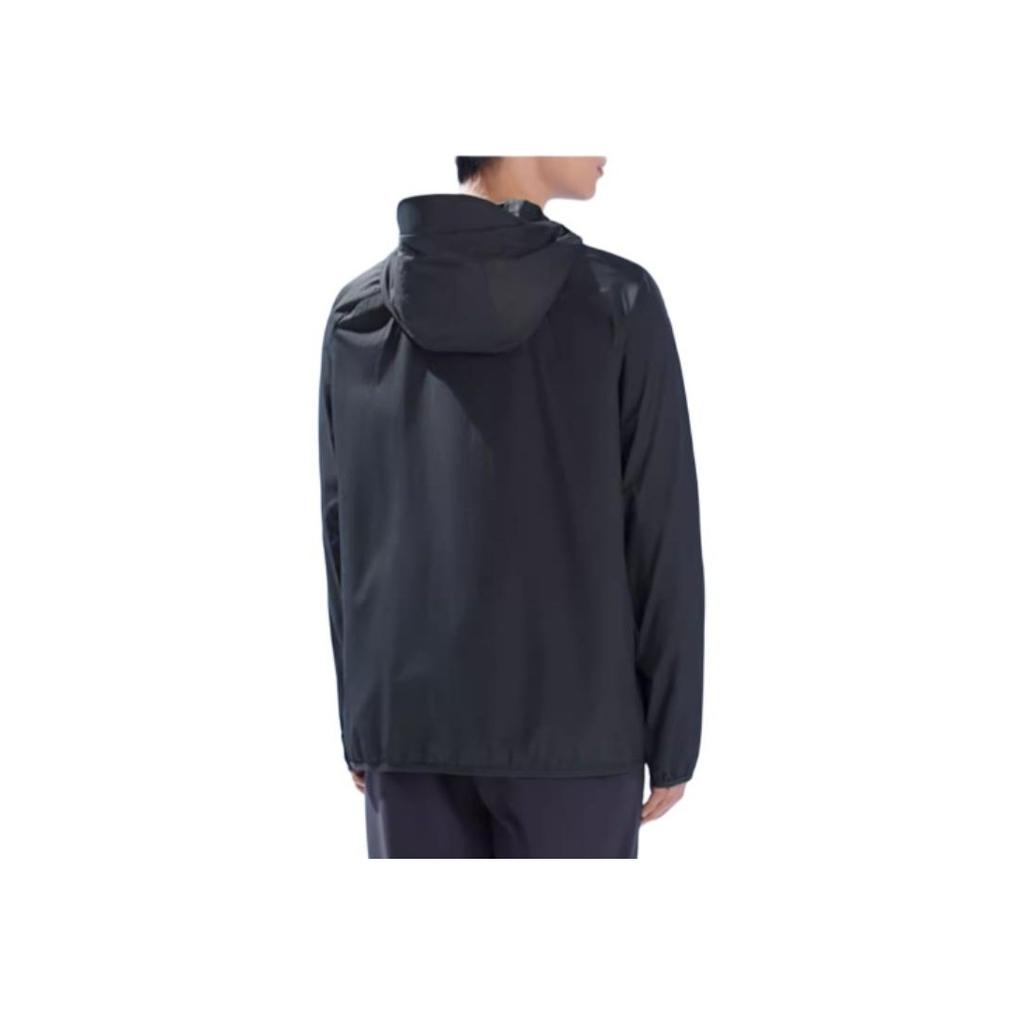 Anta Solid Color Logo Zip Hooded Long Sleeve Breathable Quick Dry Sun Protection Jacket Men jackets Mud-Green 952327603-4