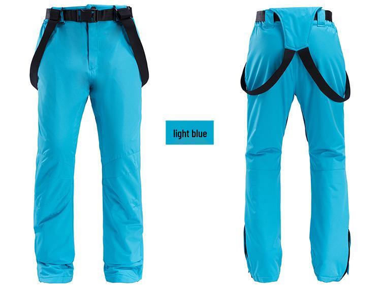 Winter Ski Bib Pants: Windproof, Waterproof, Breathable, and Insulated for Men and Women