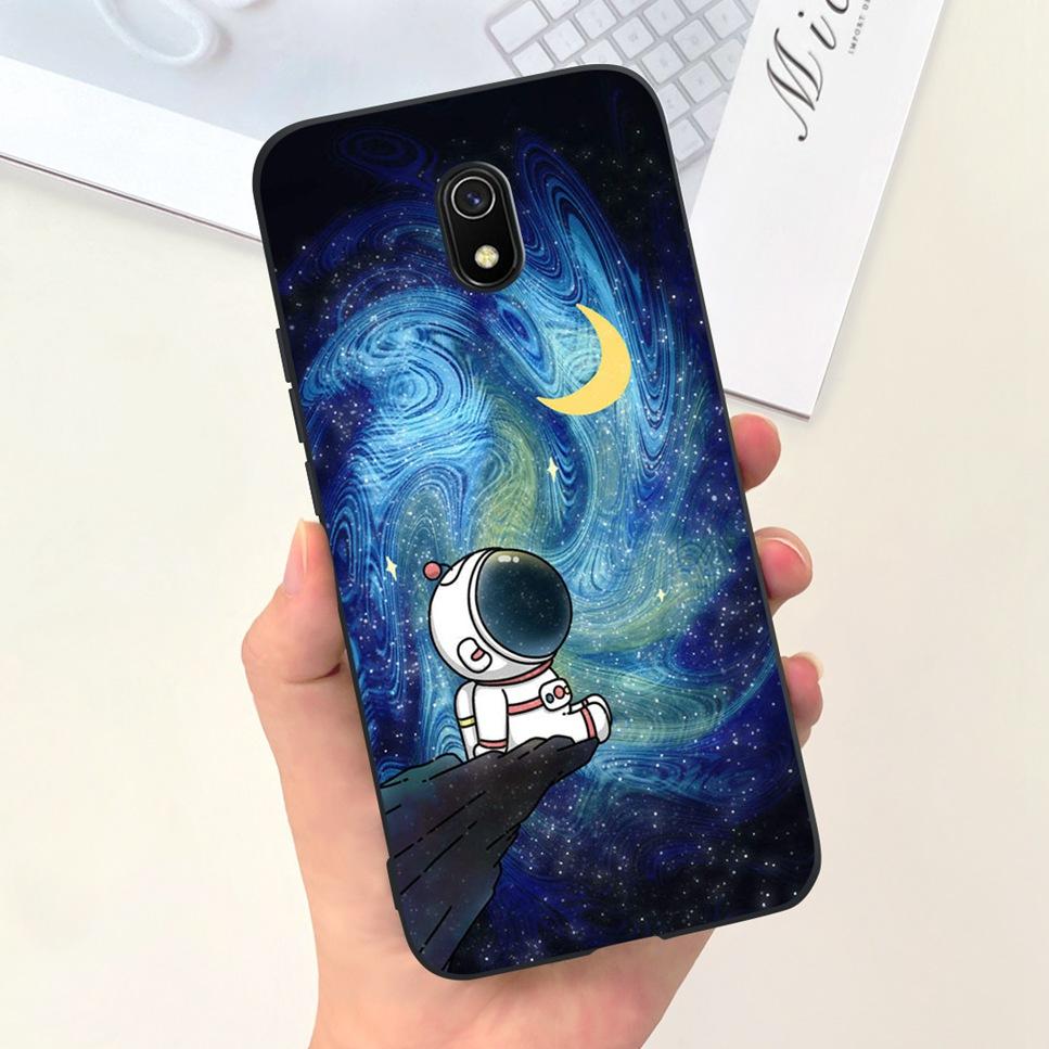 Cover For Xiaomi Redmi 8A Case Cartoon Dinosaur Astronaut Soft Silicone Cover For Xiaomi Redmi8A 8 A 8a 6.22" Phone Case Fundas