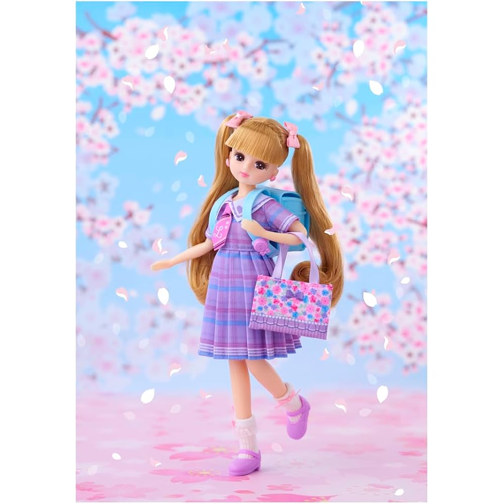 Takara Tomy Licca-chan Doll LD-08 Dress-Up Toy for Pretend Play Ages 3 and Up