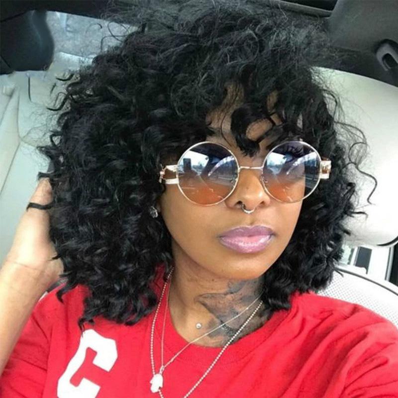 2025 Fashion Wig Short Wavy Curly Wig For Women