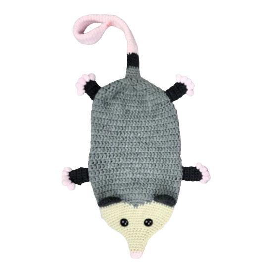 Крючком Сумка-хранилище Опоссум Ручная Вязание Подвесной Держатель для Сумок-продуктовых Сумок Вязание Крючком Животное Домашний Декор Подарок Любителям Опоссумов 2100₽