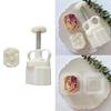 Pomegranate Flower Mooncake Press Mold Cookie Stamps Moon Cake Makers Decor Tool