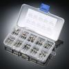 100pcs 5x20mm Fast blow Glass Tube Fuses Assorted Kit Amp 0.2A 0.5A 1A 2A 3A 5A 8A 10A 15A 20A