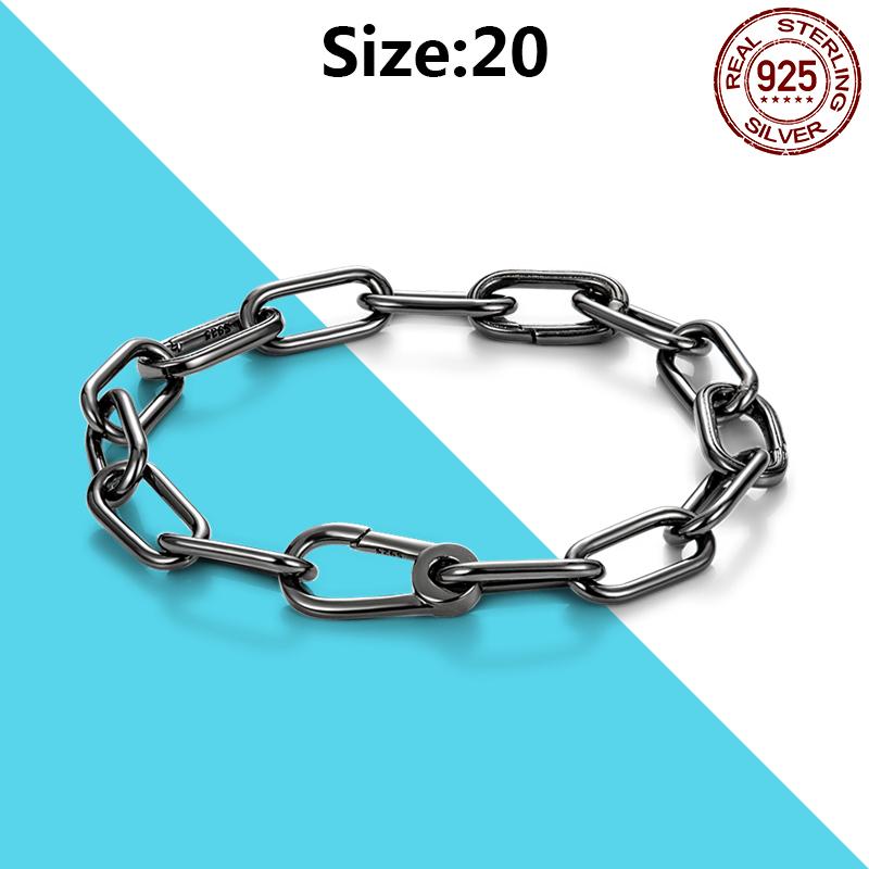 925 Silver Me Series Eye Medallion Pendant Charms for Bracelet Necklace DIY Link Earring Styling Two-ring Connector Jewelry