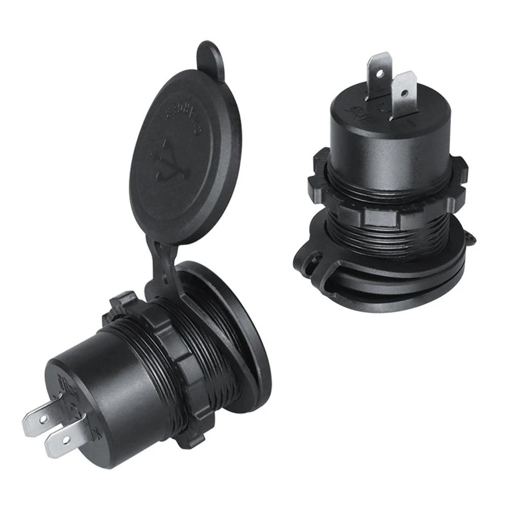 75W 12V 24V Car Charger Socket with 3 Ports PD Type C QC 3.0 Fast Charge Waterproof USB Outlet for Vehicles and Boats