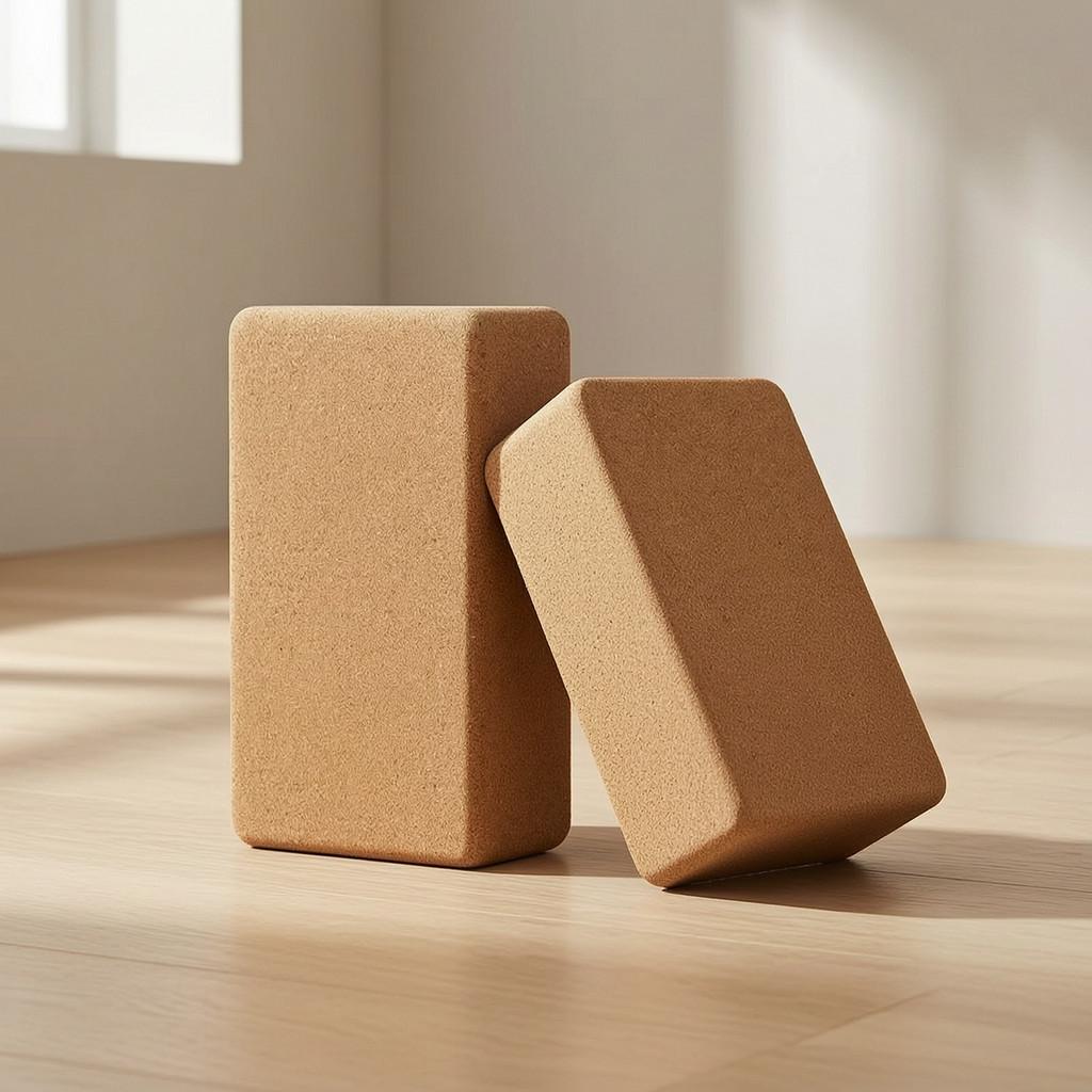 Yoga Block Cork Solid Durable Support For Yoga And Dance Exercise