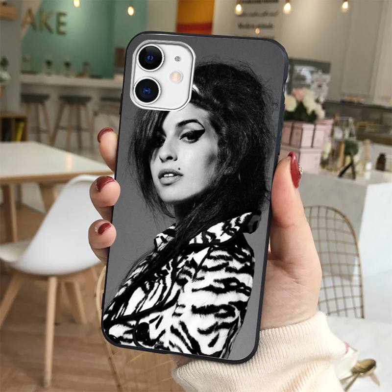Yinuoda Amy Winehouse Phone Case for iPhone 11 12 13 mini pro XS MAX 8 7 6 6S Plus X 5S SE 2020 XR cover
