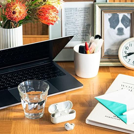 GLIDiC TW-6100 Wireless Earbuds, Bluetooth 5.2, Tile Function, In-Ear Headphones, Superior Fit, IPX5 Waterproof, Active Noise Cancelling, Fast