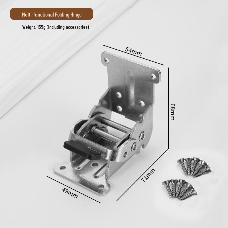 Folding Self-Locking Double Brake Hinge for Coffee Table & Computer Desk