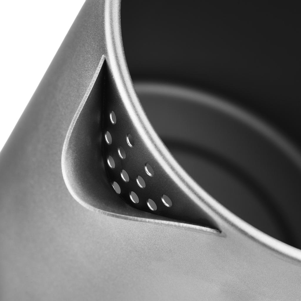 Camping Kettles for Boiling Water Side Wood Handle Ti Teapot Portable Outdoor Lightweight For Tea Brewing With Fine