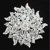 Exquisite Strass-Drehblumen-Brosche für Brautkleid oder Revers