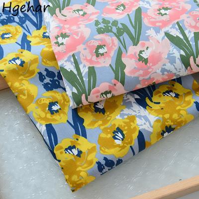Ins Bloem Katoen Stoffen Handgemaakte Jurk Kledingstof Handwerk Patchwork Kledingaccessoires Decoratieve Naaimaterialen