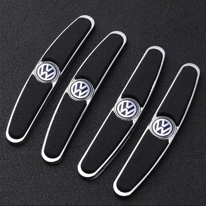 W194pcs Rubber Bumper Strip Car Door Anti-Collision Emblem Sticker for VW Volkswagen Golf Polo Passat Touran Accessories