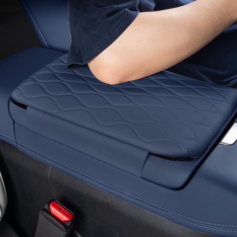 Lantu FREE Armrest Box Protective Pad: Fits 26 Models, Enhanced Leather Central Armrest Cover