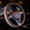 Car Steering Wheel Cover Daisy Flowers Anti Slip Sweat Absorbing Universal 38cm Diamond Crystal Woman Styling Car Interior