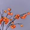 Artificial Small Pumpkin and Berry Branch Decoration for Hotels and Banquets