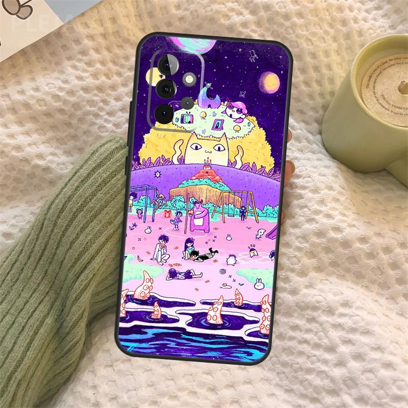 Omori For Samsung Galaxy A34 A54 A14 A13 A52S A33 A53 A73 A12 A22 A32 A52 A72 A71 A51 Phone Case