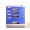 4-Drawer Lockable Plastic Office File Cabinet, Thickened Storage Box