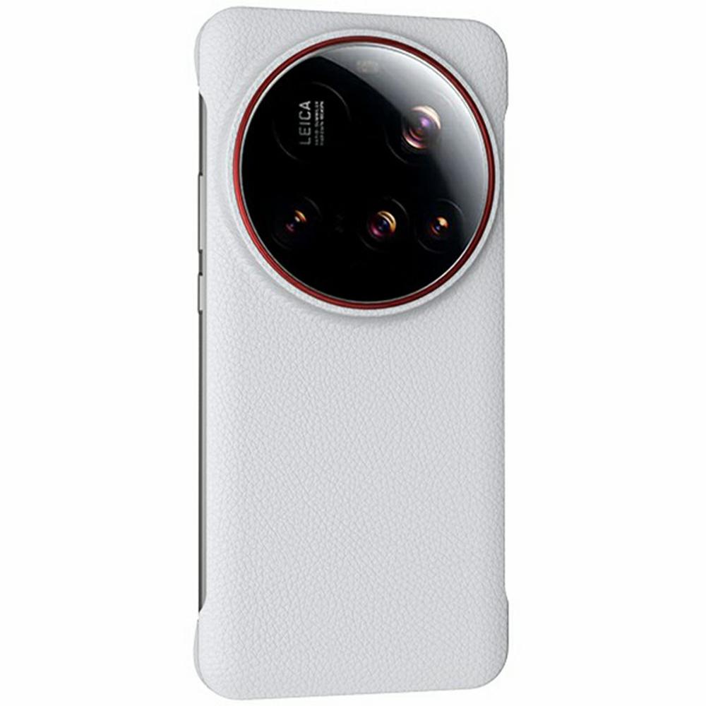 

For Xiaomi 15 Ultra Case Borderless Slim Anti Drop Leather Texture PC Phone Back Cover B