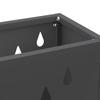 Umbrella Stand Black 28 x 12 x 41 cm Steel