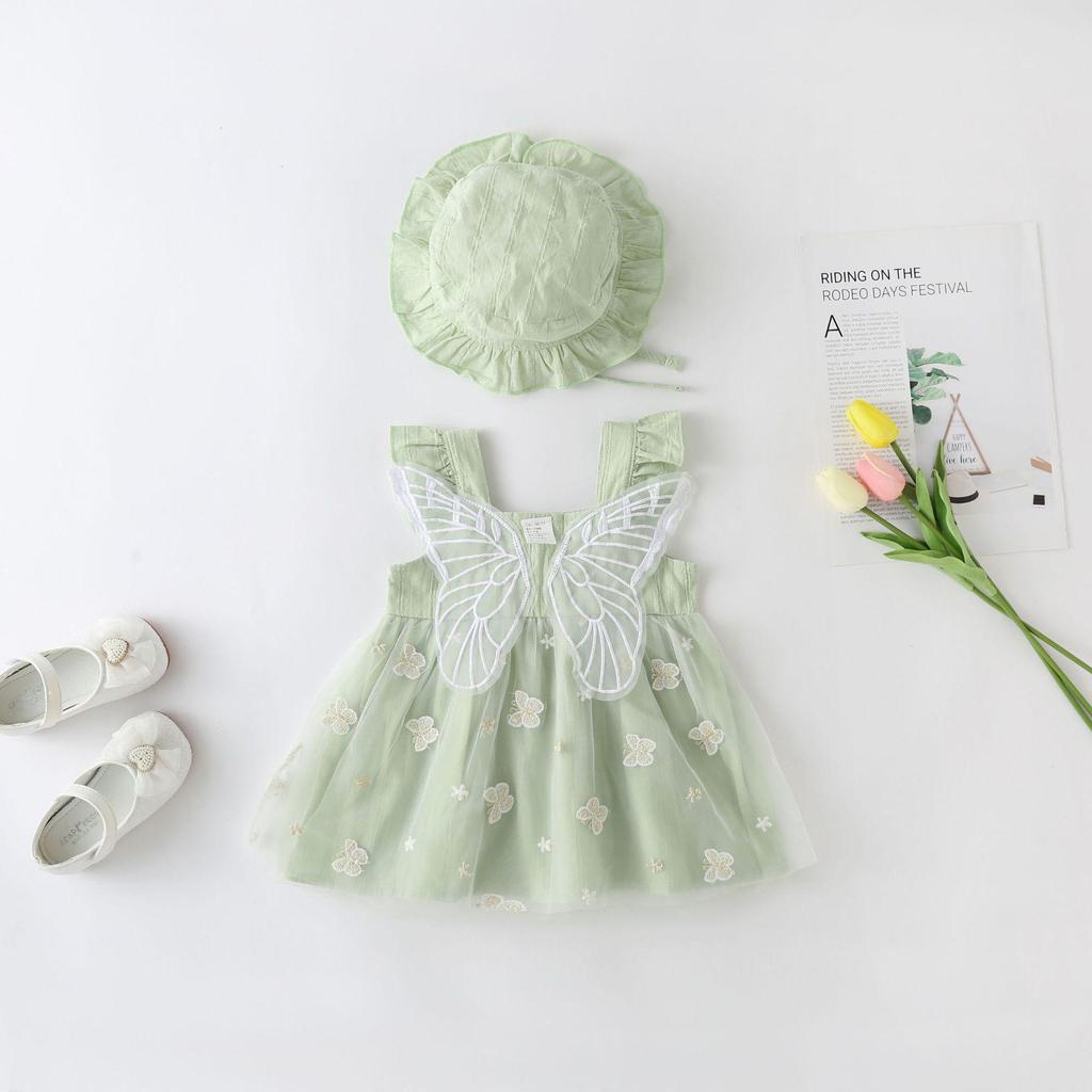 2026 Spring Chamomile Chinese Style Hanfu Skirt for Girls - Princess Dress