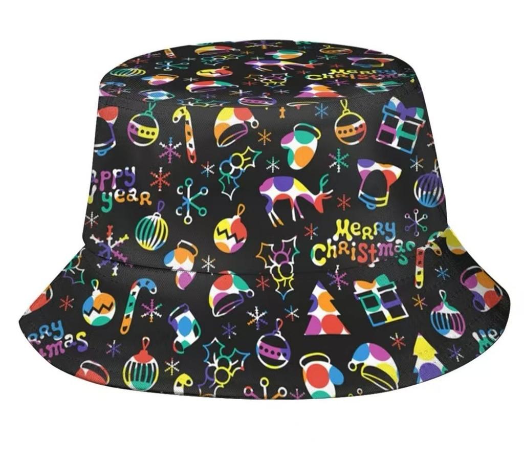 Spring Summer Flower Leaf Print Fisherman Hat With Sunshade For Casual Wear