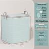 Houndstooth Large Capacity Waterproof Storage Bag - Moisture-proof Non-woven Fabric Organizer for Clothes 