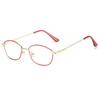 New Unisex Metal Reading Glasses Magnifier for Women Near Far Presbyopia Fashion Comfort Mirror ~1+4