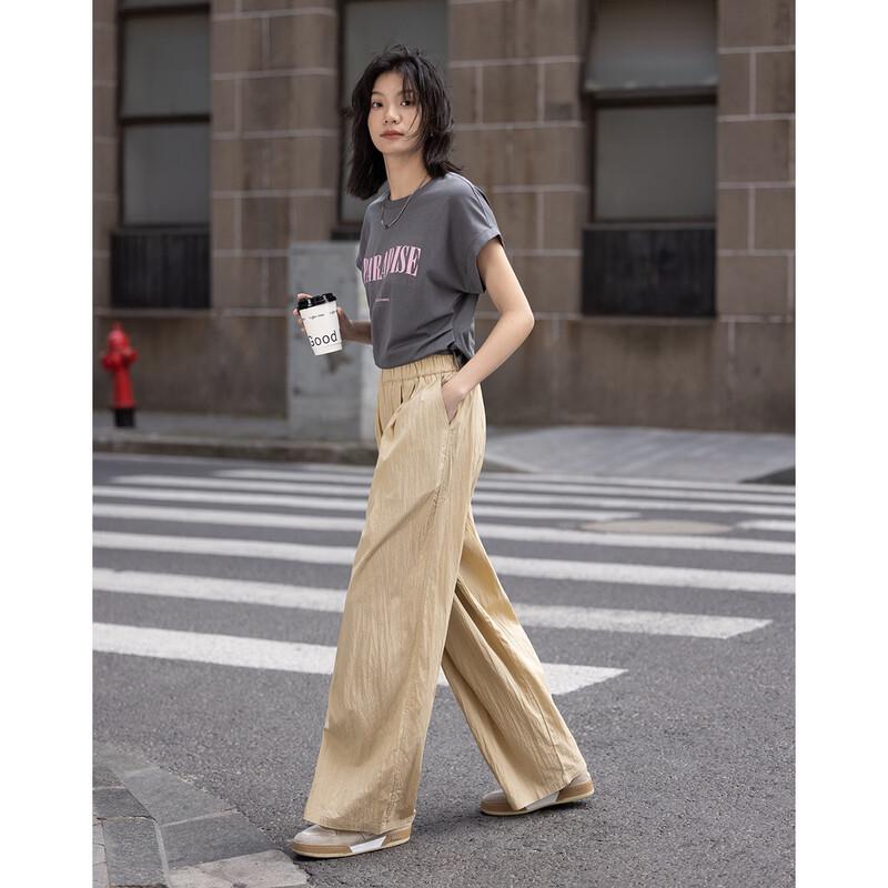 Demana Women s Loose Wide-Leg Casual Trousers M