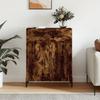 Vidaxl Cabinet, Smoked Oak, 69.5X34X90 Cm, Wood-Based Material