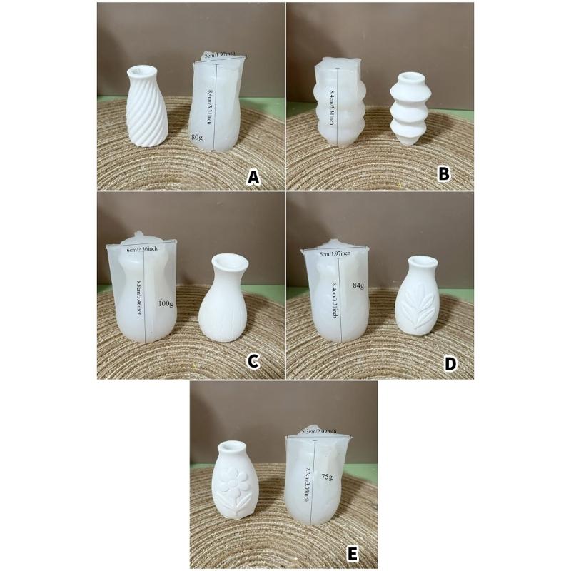 Flexible Silikon-Vasenform Kinder Bastelwerkzeug Mehrzweck Mini Blumengesteck Kunstbedarf Form