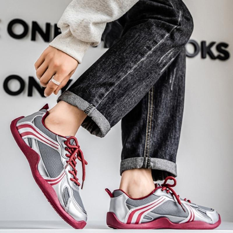 2025New Men Tennis Shoes Summer Mesh Breathable Casual Sneakers Lightweight Comfort Sport Running Shoes Men's Forrest Gump Shoes