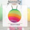 Jumping Ball Sports Hopping Exercise Colorful 18in Indoor and Outdoor Games Bouncing with