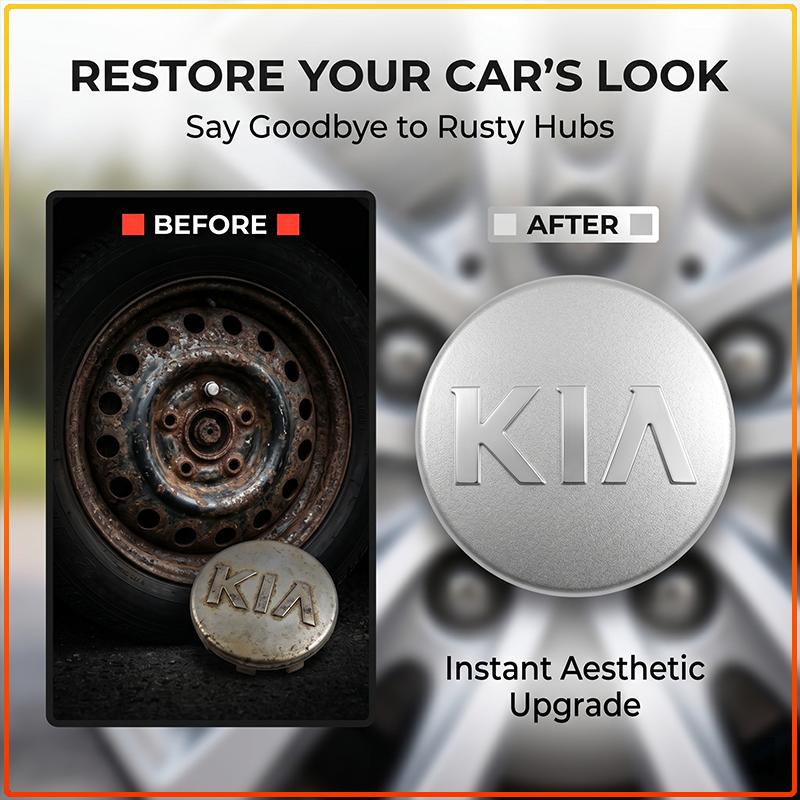 4 Bucăți 58MM Decal Embleme Jantă Anti-Rugină Capac Centru Roată Auto Rezistent la Zgârieturi Pentru KIA Sportage Rio Ceed Proceed Sorento Picanto Optima Niro