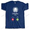 CALL OF CTHULHU Tshirt Novelty Designer T Shirt For Men  Cotton Tshirt Funny Summer Rlyeh Octopus Tops Swag Lovecraft Tees