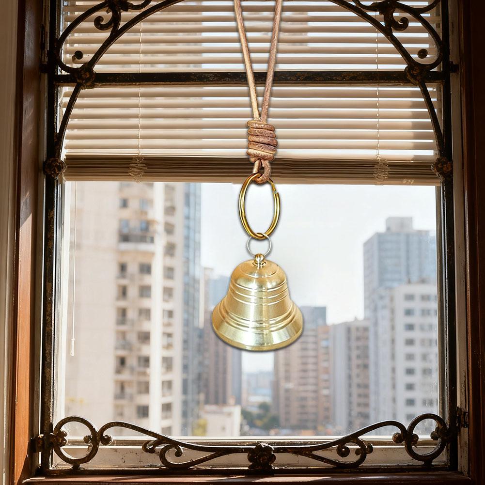 Brass Wind Chime Pendant Copper Door Car Hanging Bell Ornament Craft Decoration For Mantelpieces or Christmas Trees