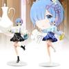 Zero To From Another World Rem Figurine Jk Skirt Anime Model Toys Statuary Gift