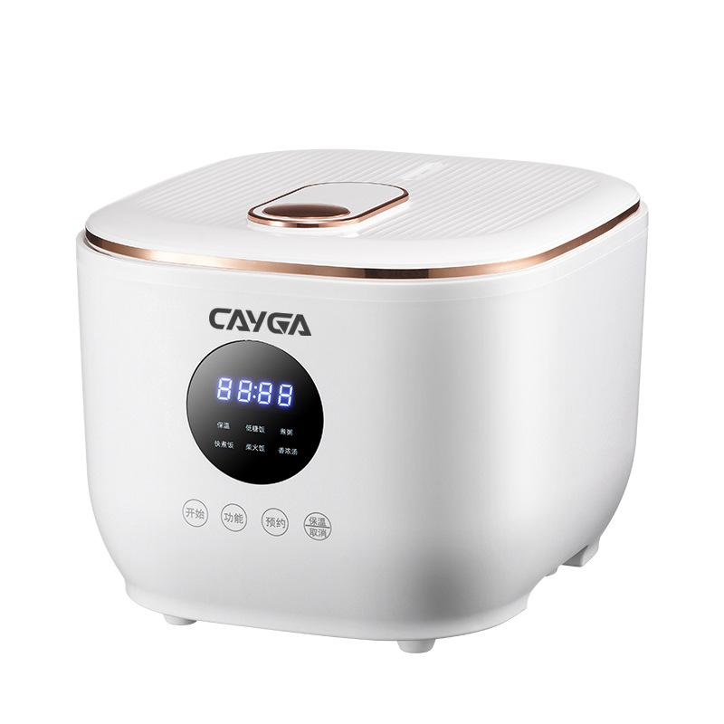 Healthy low-sugar rice cooker, 304 stainless steel steamer, rice-water separation, 3L capacity, ceramic glaze inner pot